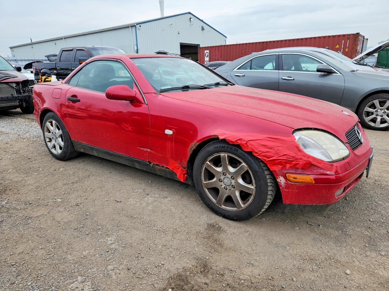 1998 Mercedes-benz Slk 230 Kompressor Красный vin: WDBKK47F8WF078762