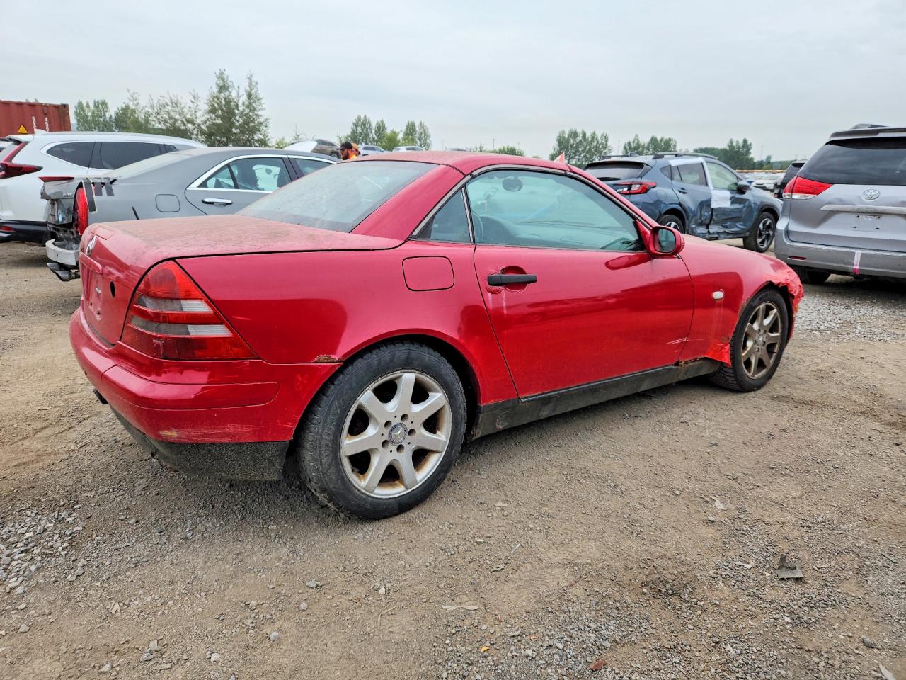 1998 Mercedes-benz Slk 230 Kompressor Красный vin: WDBKK47F8WF078762