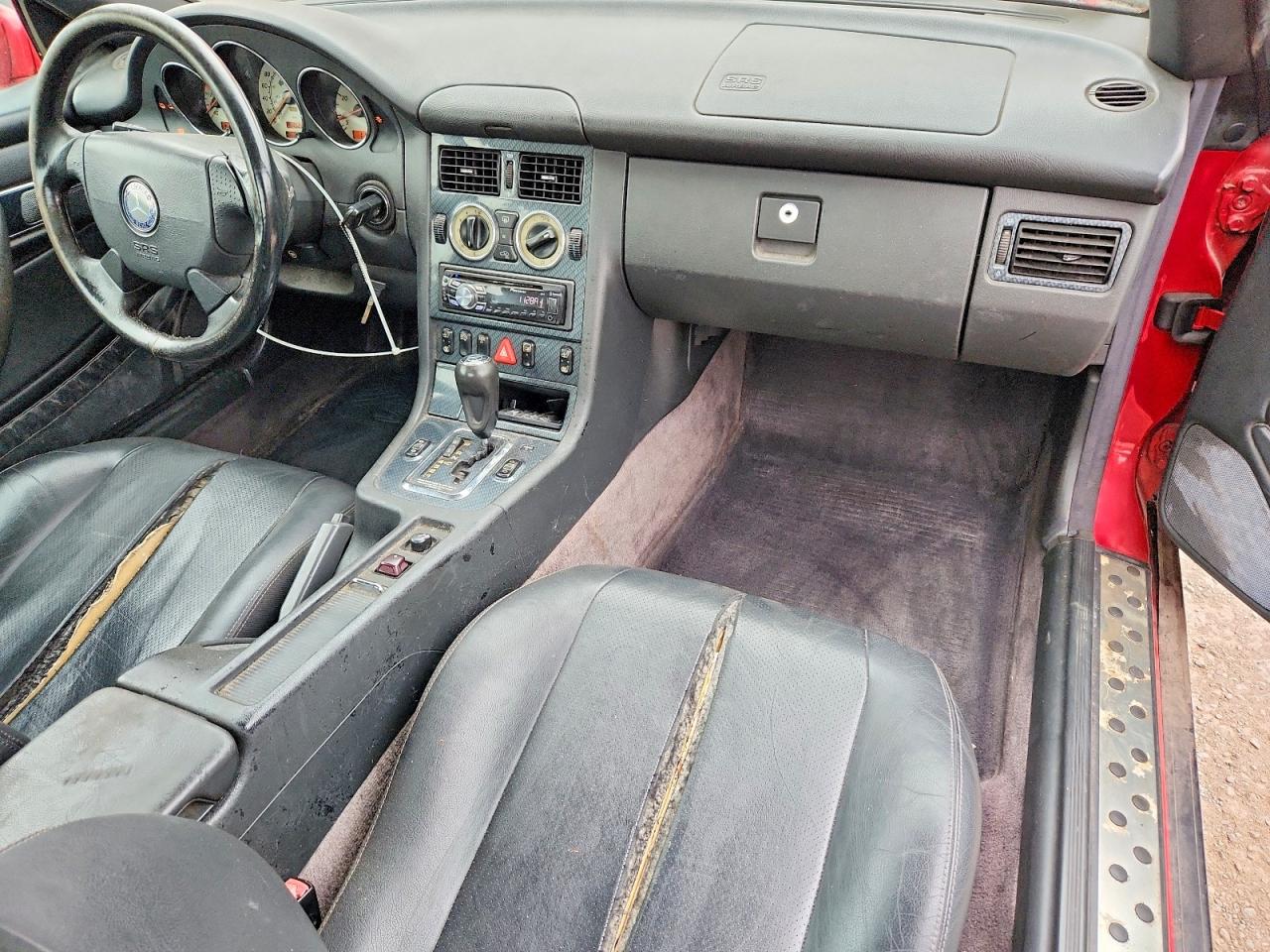 1998 Mercedes-benz Slk 230 Kompressor Красный vin: WDBKK47F8WF078762