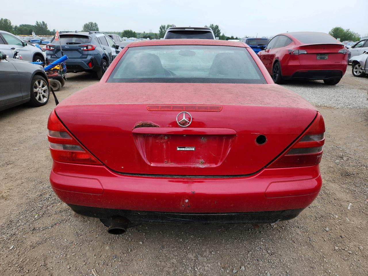 1998 Mercedes-benz Slk 230 Kompressor Красный vin: WDBKK47F8WF078762