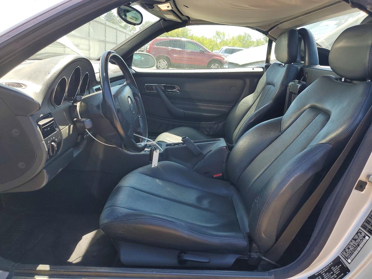 1999 Mercedes-benz Slk 230 Kompressor Silver vin: WDBKK47F8XF104214