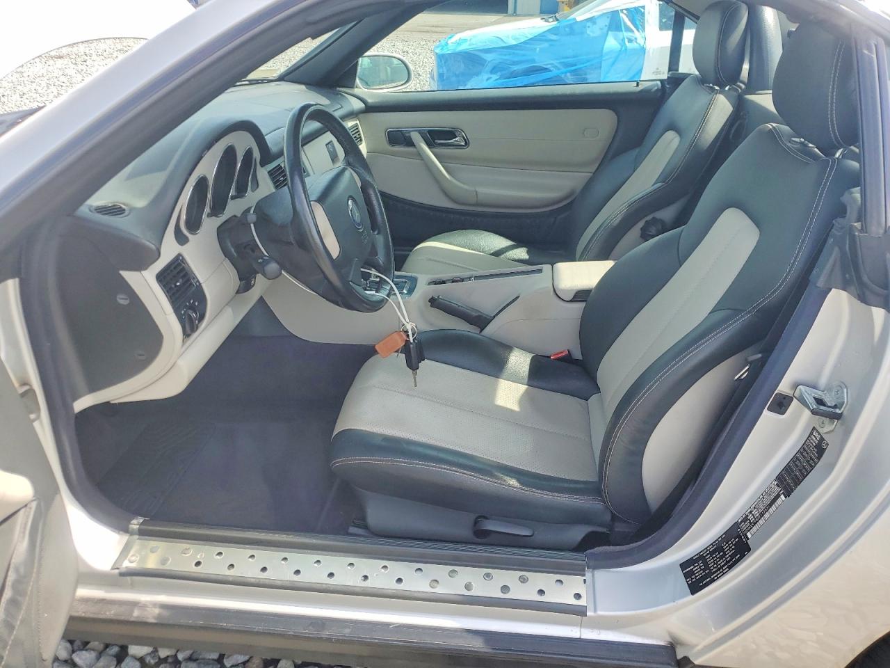 1999 Mercedes-benz Slk 230 Kompressor Серебряный vin: WDBKK47F8XF117531