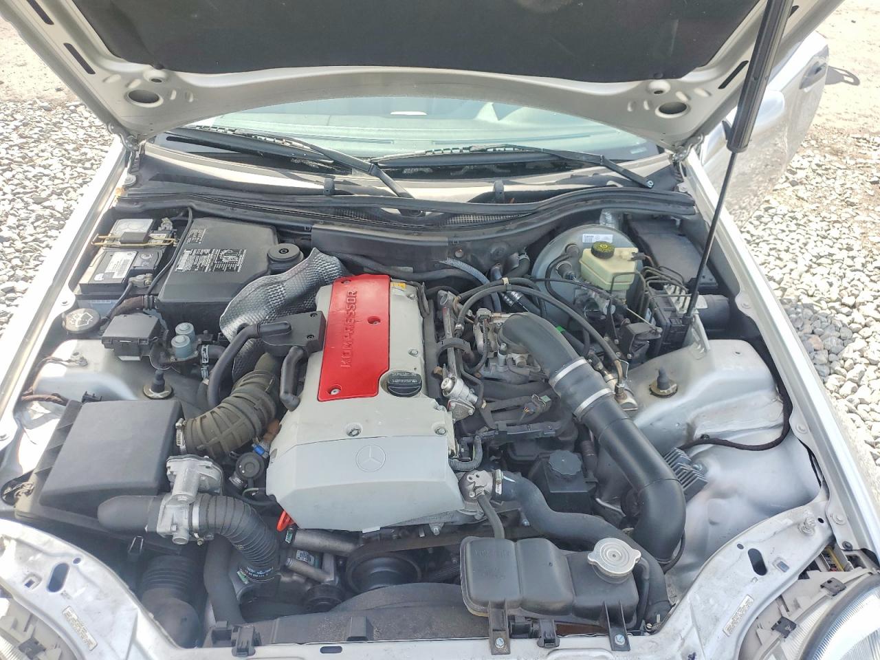 1999 Mercedes-benz Slk 230 Kompressor Серебряный vin: WDBKK47F8XF117531