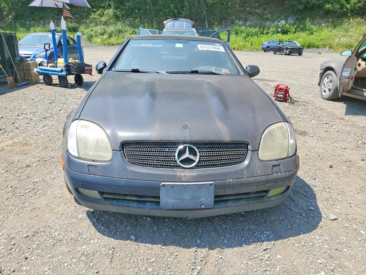 1998 Mercedes-benz Slk 230 Kompressor Black vin: WDBKK47F9WF072419