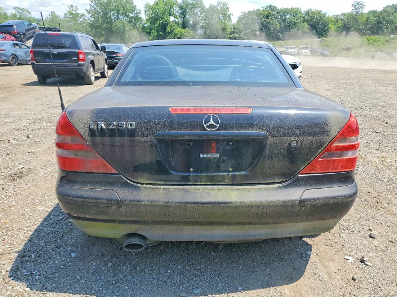 1998 Mercedes-benz Slk 230 Kompressor Black vin: WDBKK47F9WF072419