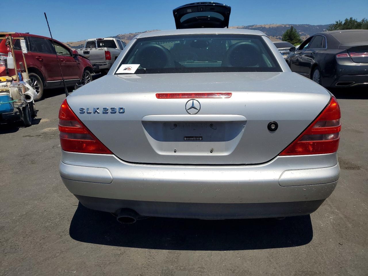 1999 Mercedes-benz Slk 230 Kompressor Silver vin: WDBKK47FXXF121791