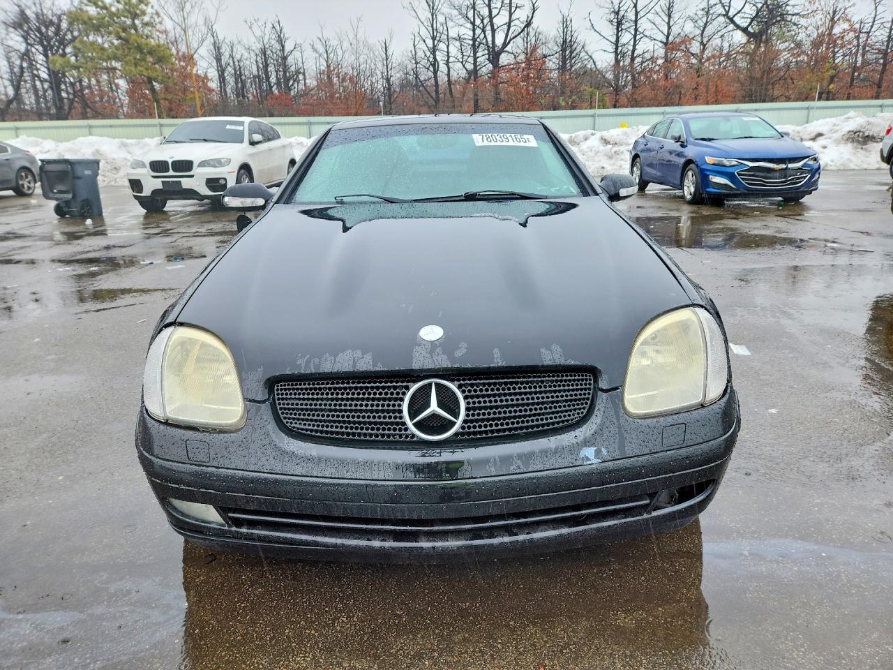 1999 Mercedes-benz Slk-class Black vin: WDBKK47FXXF121936