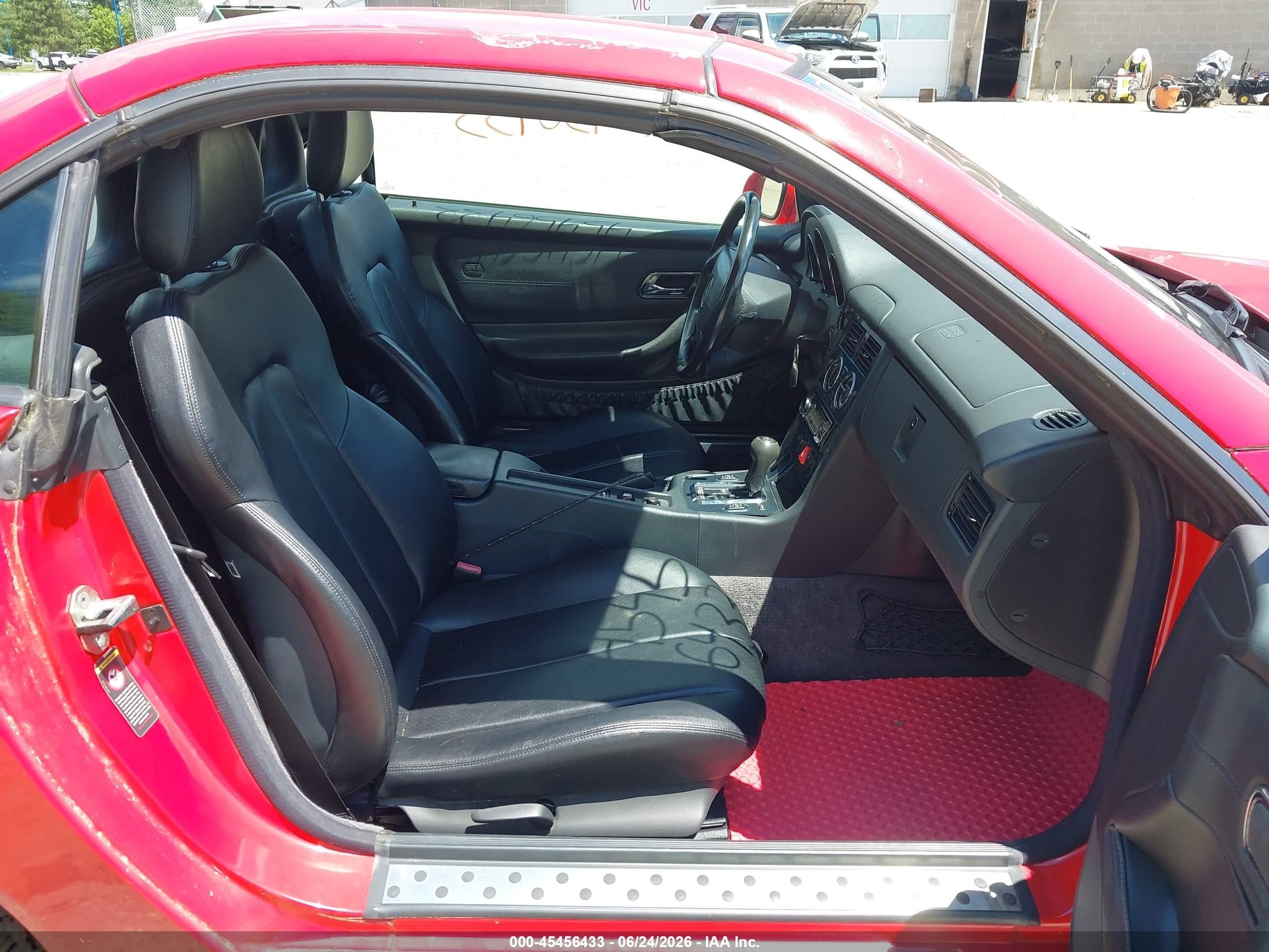 2000 Mercedes-benz Slk 230 Kompressor Red vin: WDBKK47FXYF147499