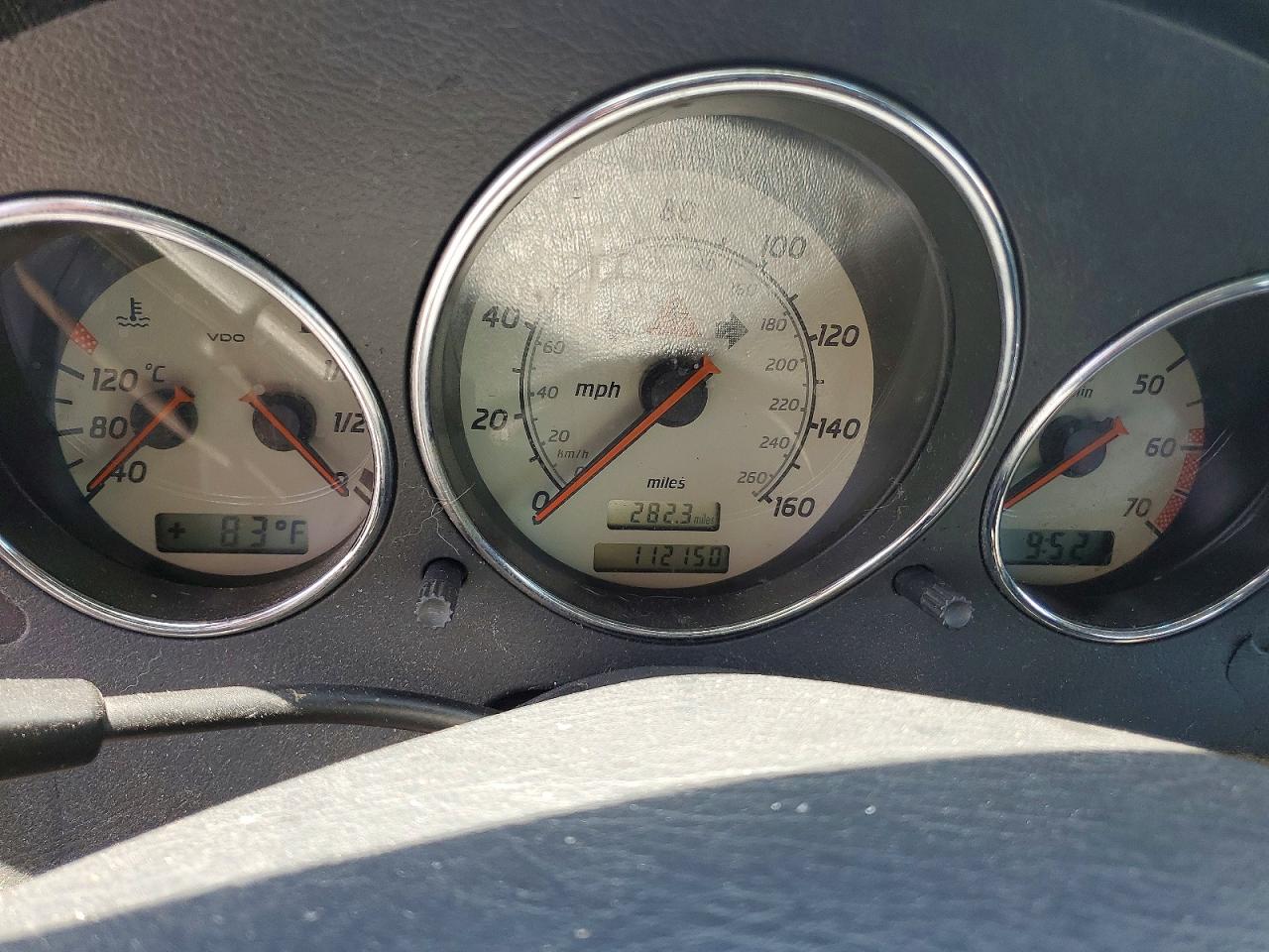 2000 Mercedes-benz Slk 230 Kompressor Silver vin: WDBKK47FXYF155554