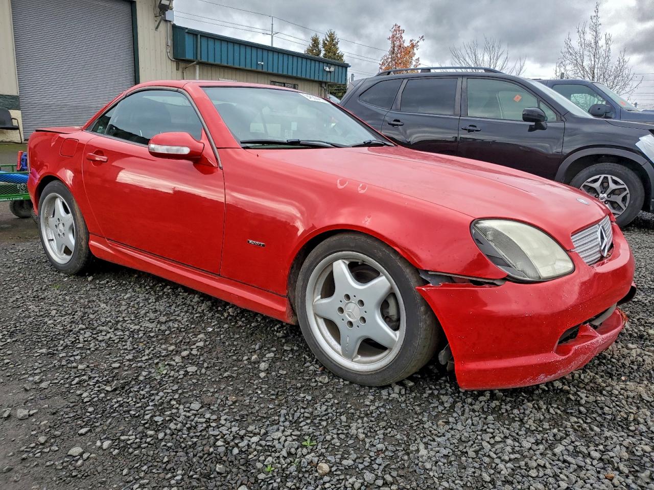 2001 Mercedes-benz Slk 230 Kompressor Red vin: WDBKK49F01F196276