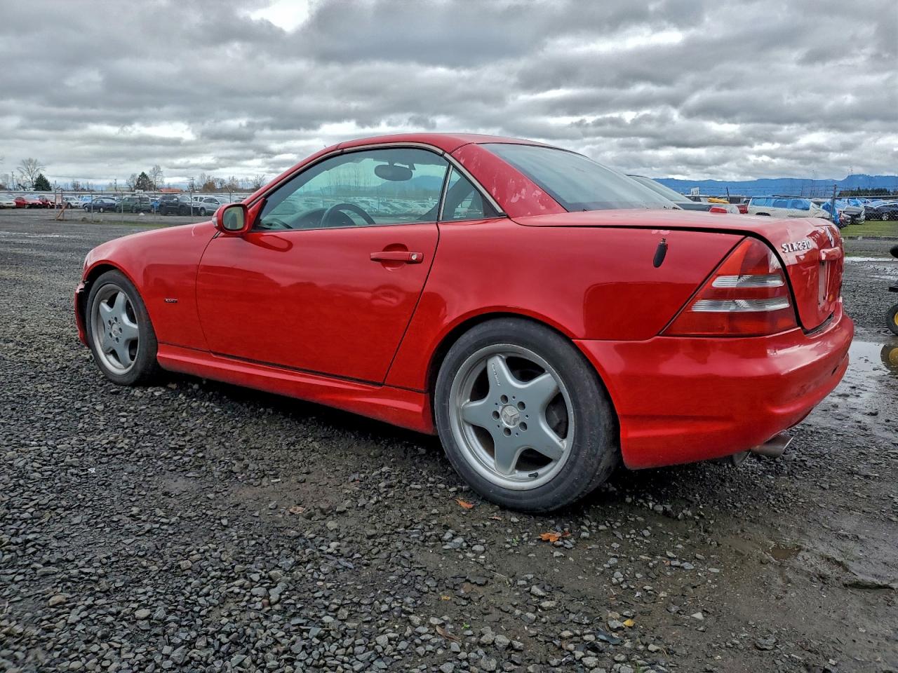 2001 Mercedes-benz Slk 230 Kompressor Red vin: WDBKK49F01F196276