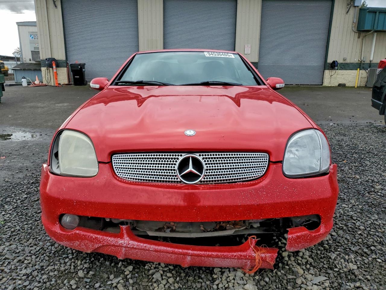 2001 Mercedes-benz Slk 230 Kompressor Red vin: WDBKK49F01F196276