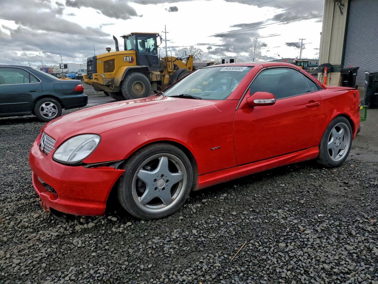 2001 Mercedes-benz Slk 230 Kompressor Red vin: WDBKK49F01F196276