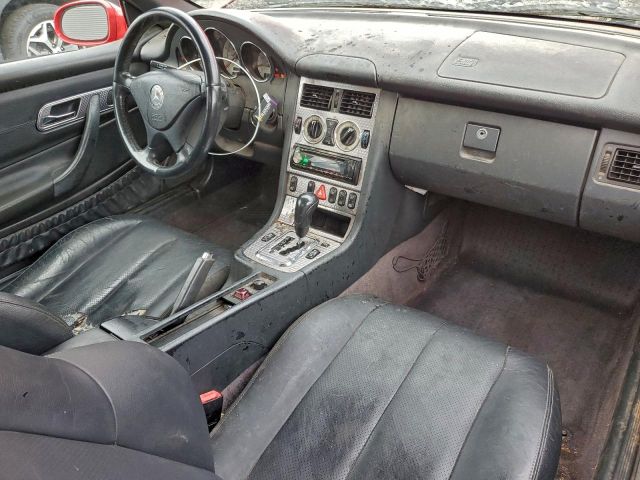 2001 Mercedes-benz Slk 230 Kompressor Red vin: WDBKK49F01F196276