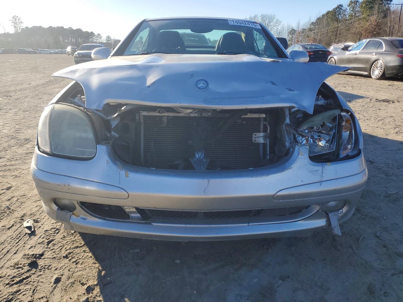 2001 Mercedes-benz Slk 230 Kompressor Silver vin: WDBKK49F01F214002
