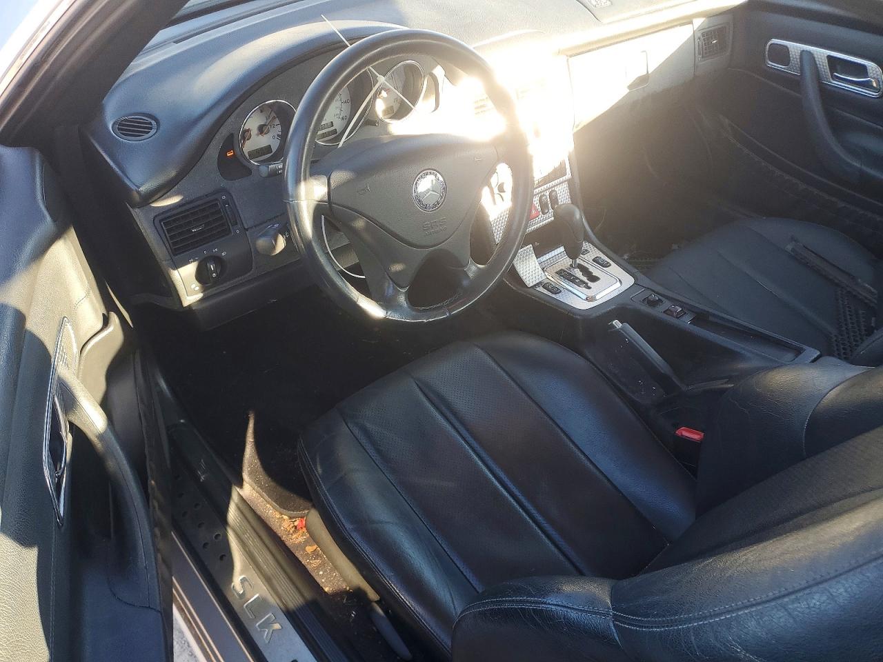 2001 Mercedes-benz Slk 230 Kompressor Silver vin: WDBKK49F01F214002