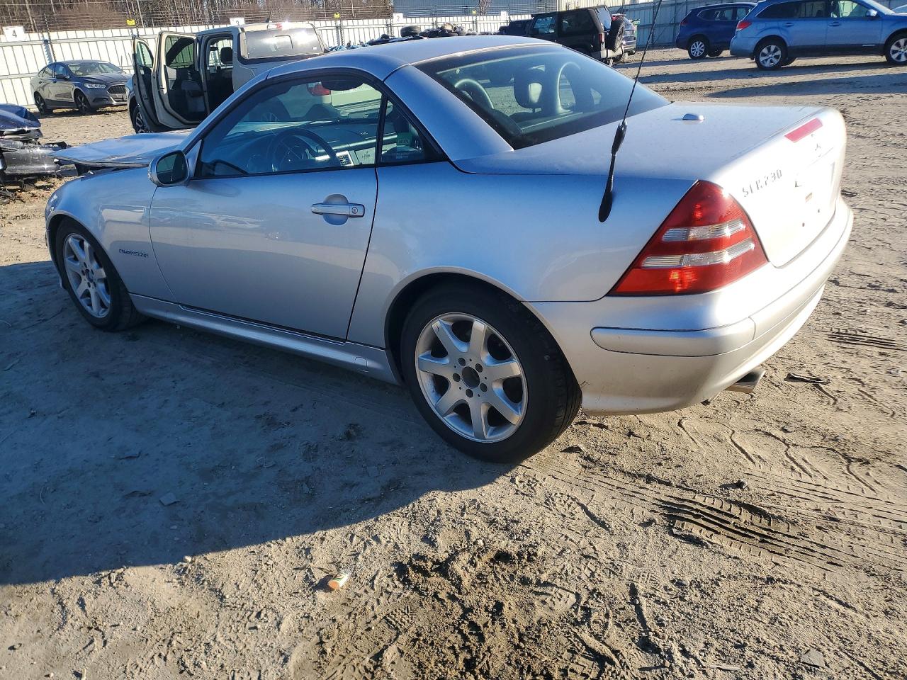 2001 Mercedes-benz Slk 230 Kompressor Silver vin: WDBKK49F01F214002