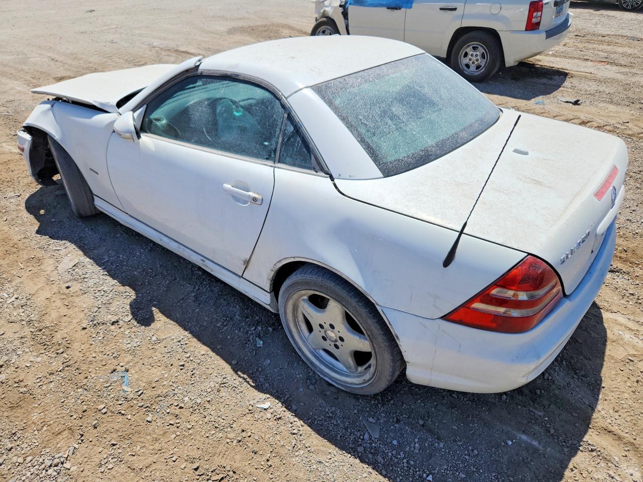 2001 Mercedes-benz Slk 230 Kompressor White vin: WDBKK49F11F174254