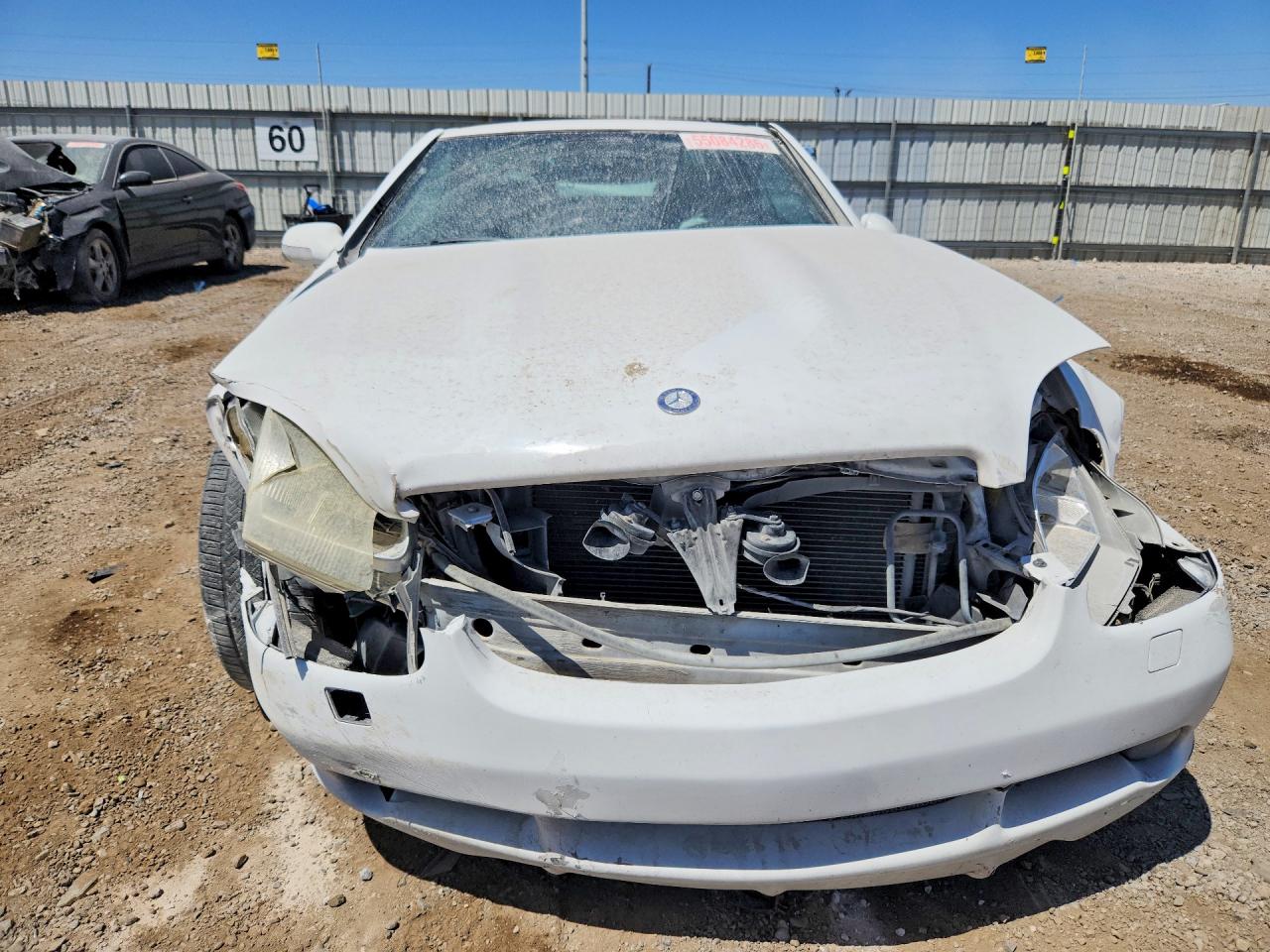 2001 Mercedes-benz Slk 230 Kompressor White vin: WDBKK49F11F174254