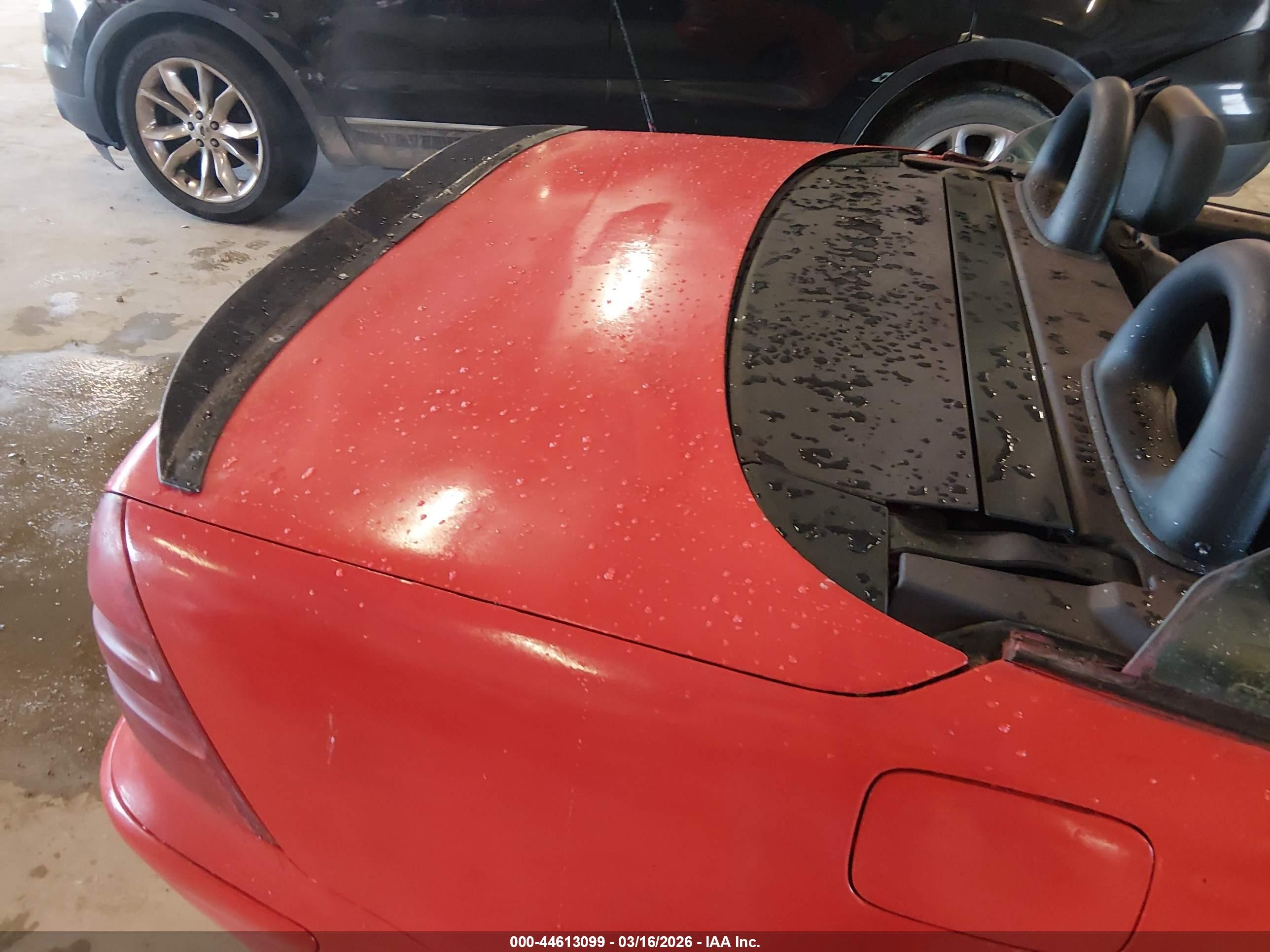 2001 Mercedes-benz Slk 230 Kompressor Red vin: WDBKK49F11F195802