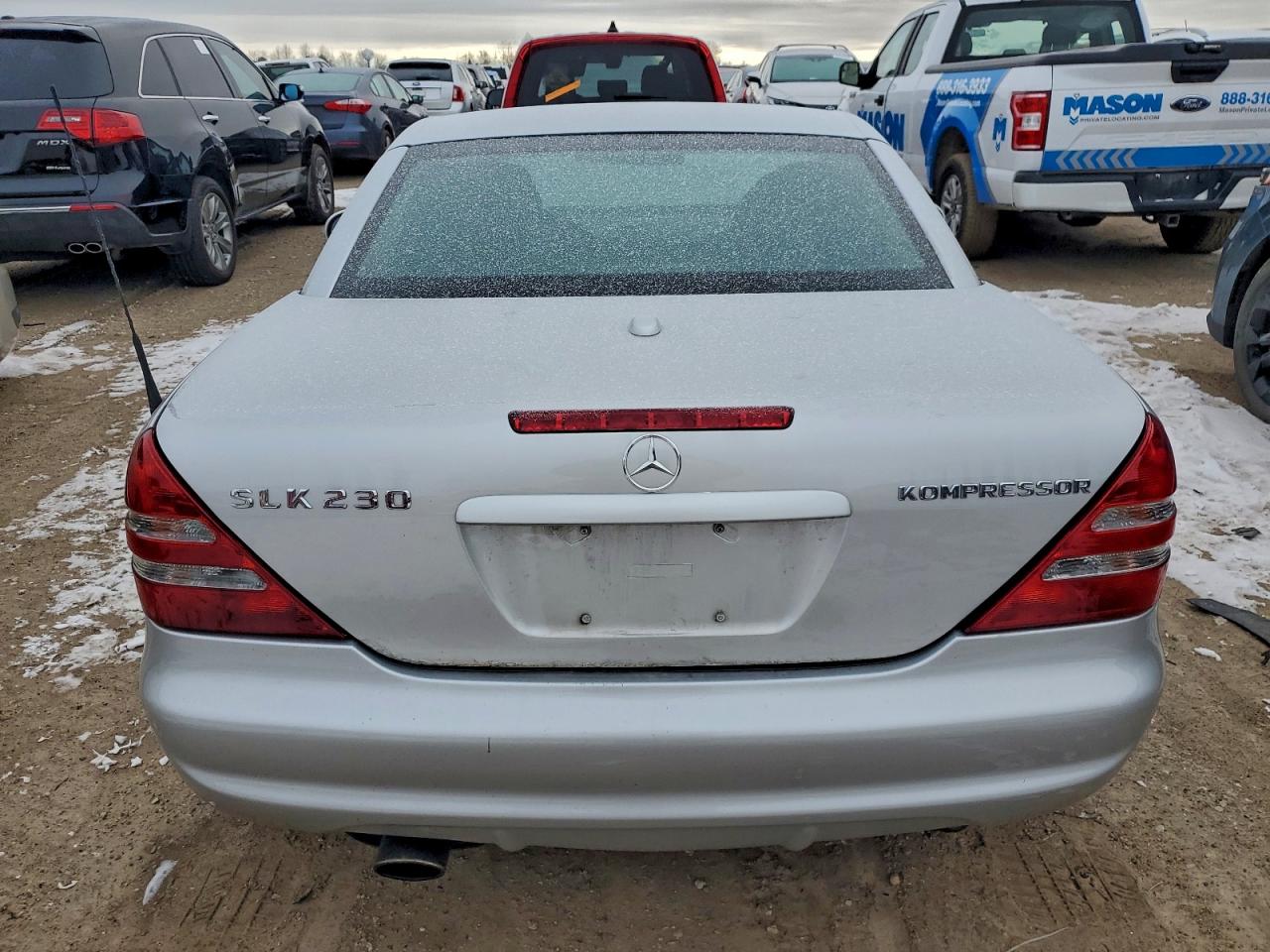 2001 Mercedes-benz Slk 230 Kompressor Black vin: WDBKK49F11F201727