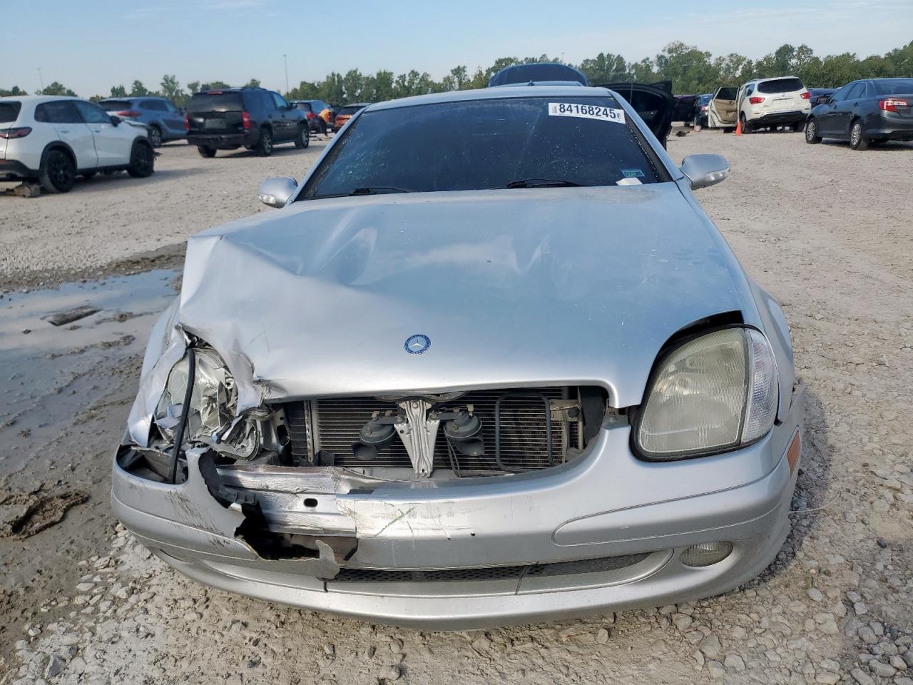 2001 Mercedes-benz Slk 230 Kompressor Silver vin: WDBKK49F11F220343