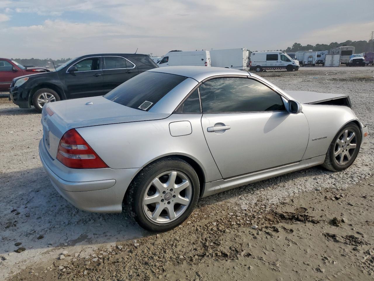 2001 Mercedes-benz Slk 230 Kompressor Silver vin: WDBKK49F11F220343