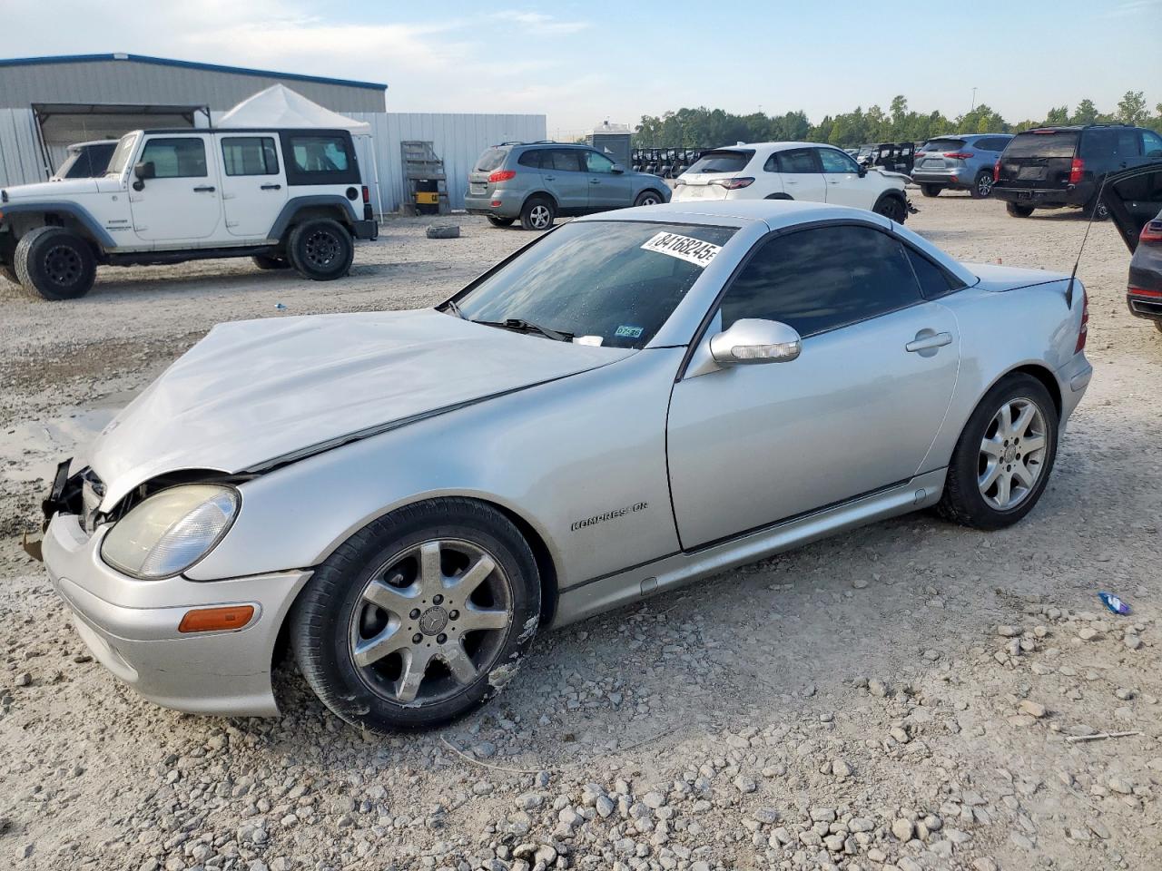 2001 Mercedes-benz Slk 230 Kompressor Silver vin: WDBKK49F11F220343