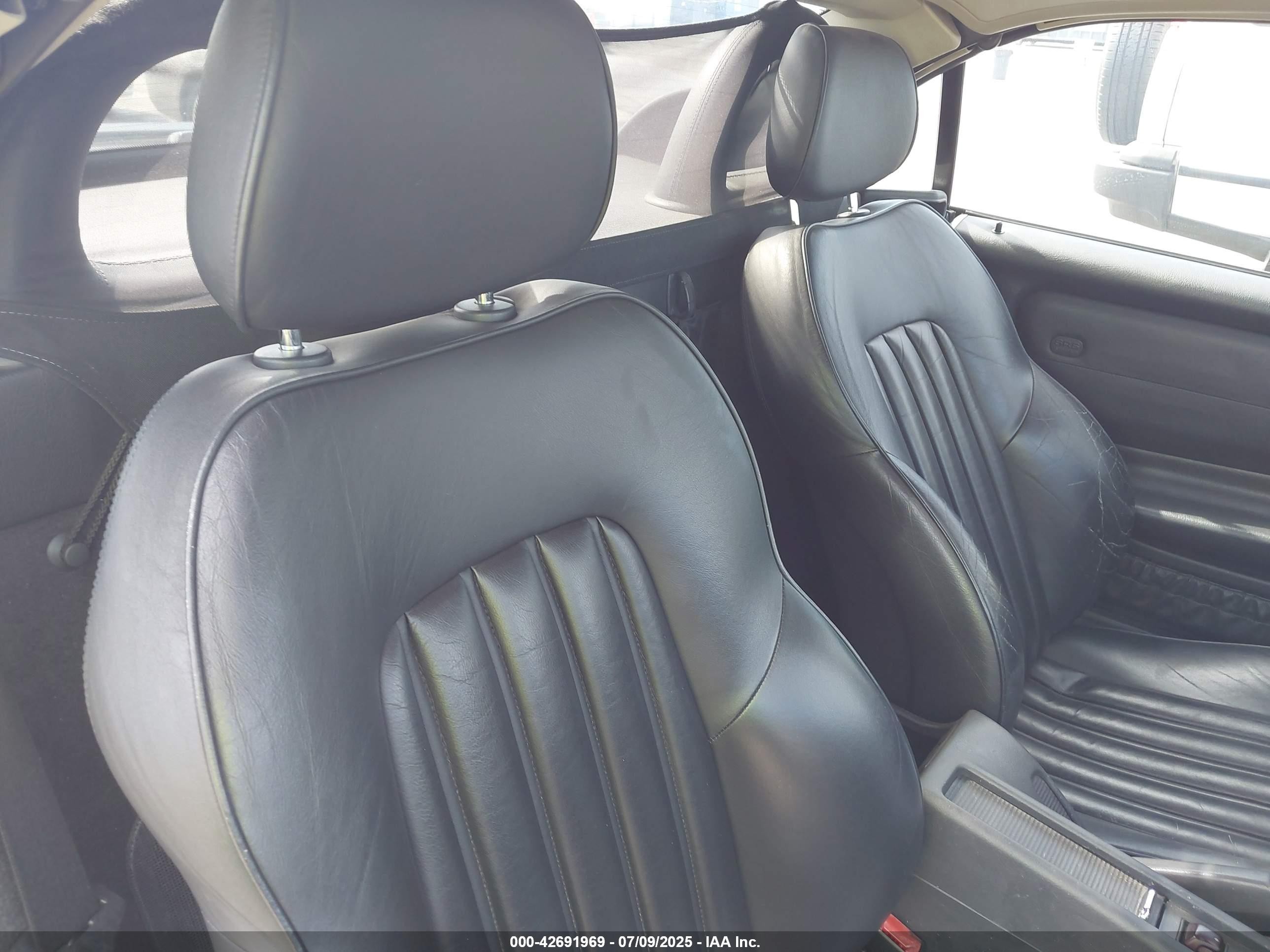 2004 Mercedes-benz Slk 230 Kompressor Black vin: WDBKK49F14F300746
