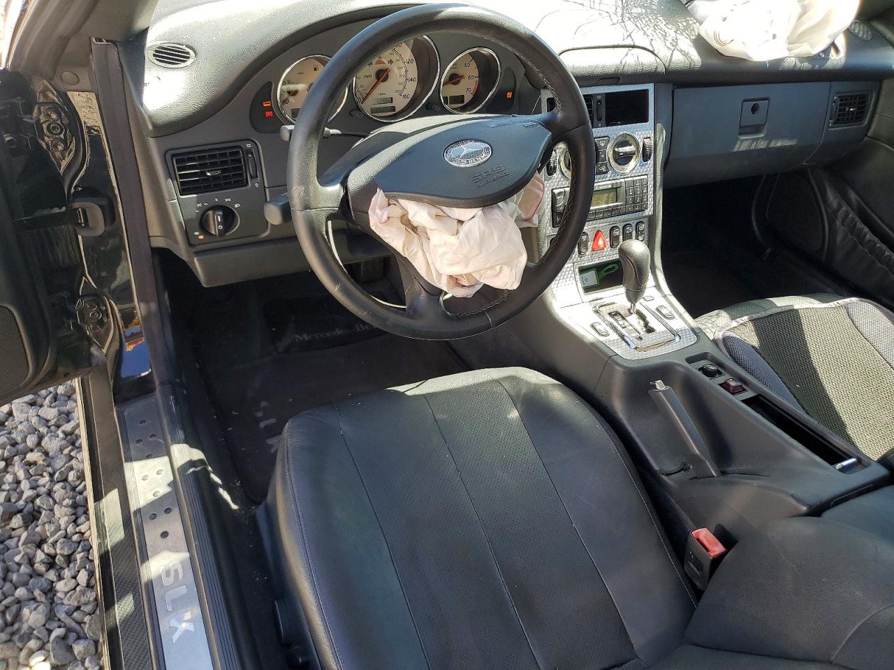 2001 Mercedes-benz Slk 230 Kompressor Black vin: WDBKK49F21F169645
