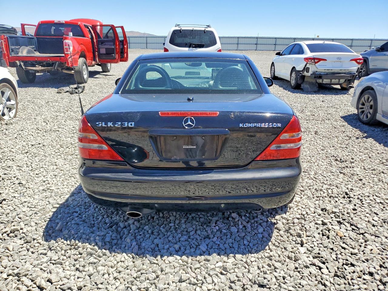 2001 Mercedes-benz Slk 230 Kompressor Black vin: WDBKK49F21F169645