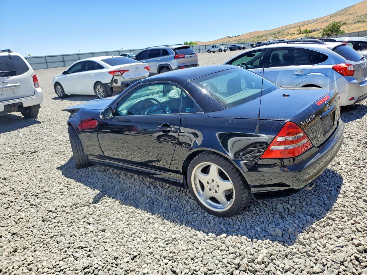 2001 Mercedes-benz Slk 230 Kompressor Black vin: WDBKK49F21F169645