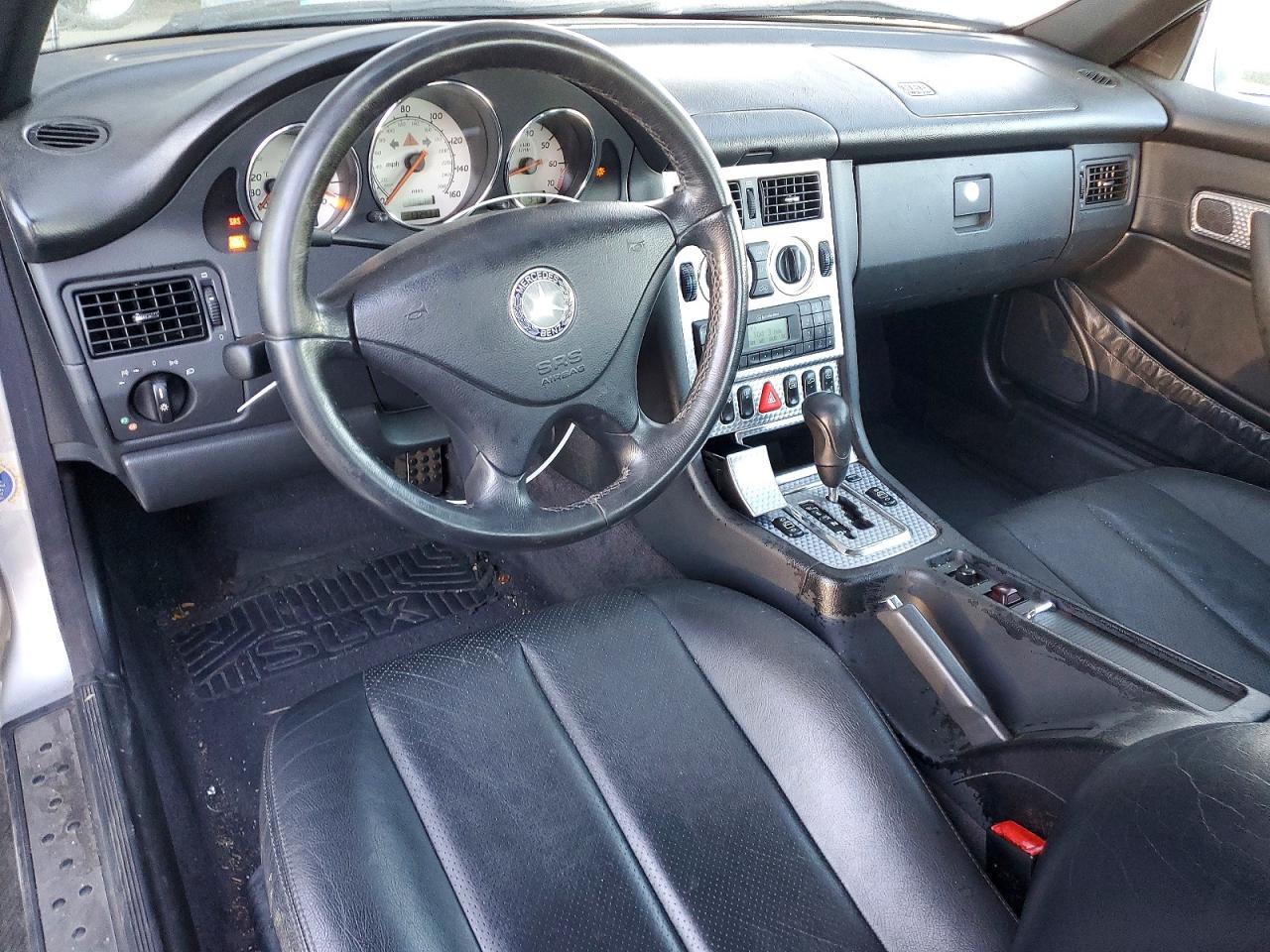2001 Mercedes-benz Slk 230 Kompressor Silver vin: WDBKK49F21F172755