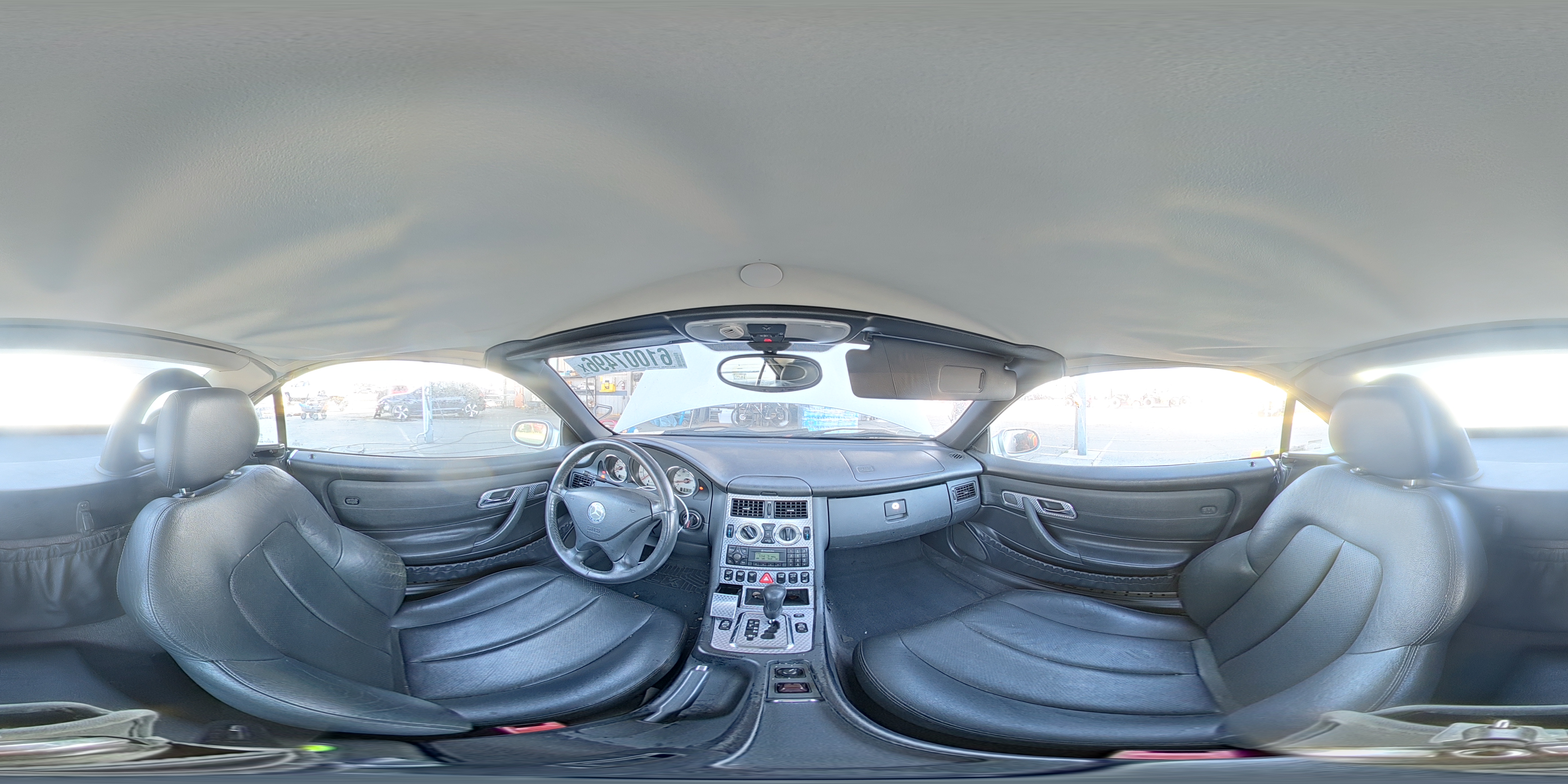 2001 Mercedes-benz Slk 230 Kompressor Silver vin: WDBKK49F21F172755
