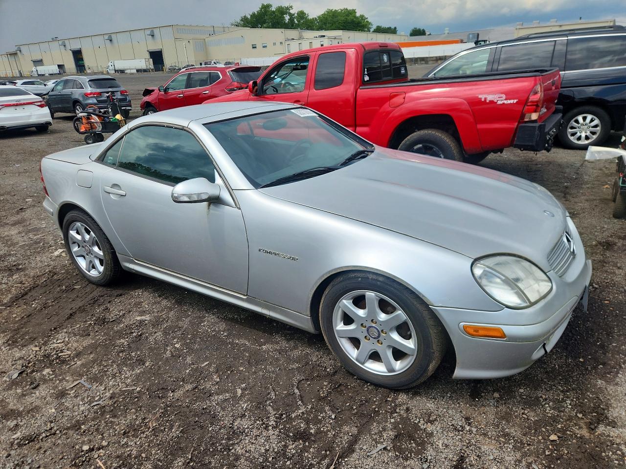 2001 Mercedes-benz Slk 230 Kompressor Silver vin: WDBKK49F21F176627