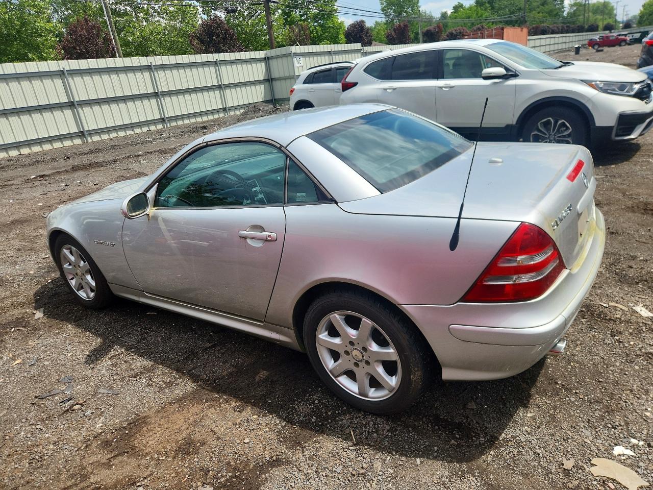 2001 Mercedes-benz Slk 230 Kompressor Silver vin: WDBKK49F21F176627