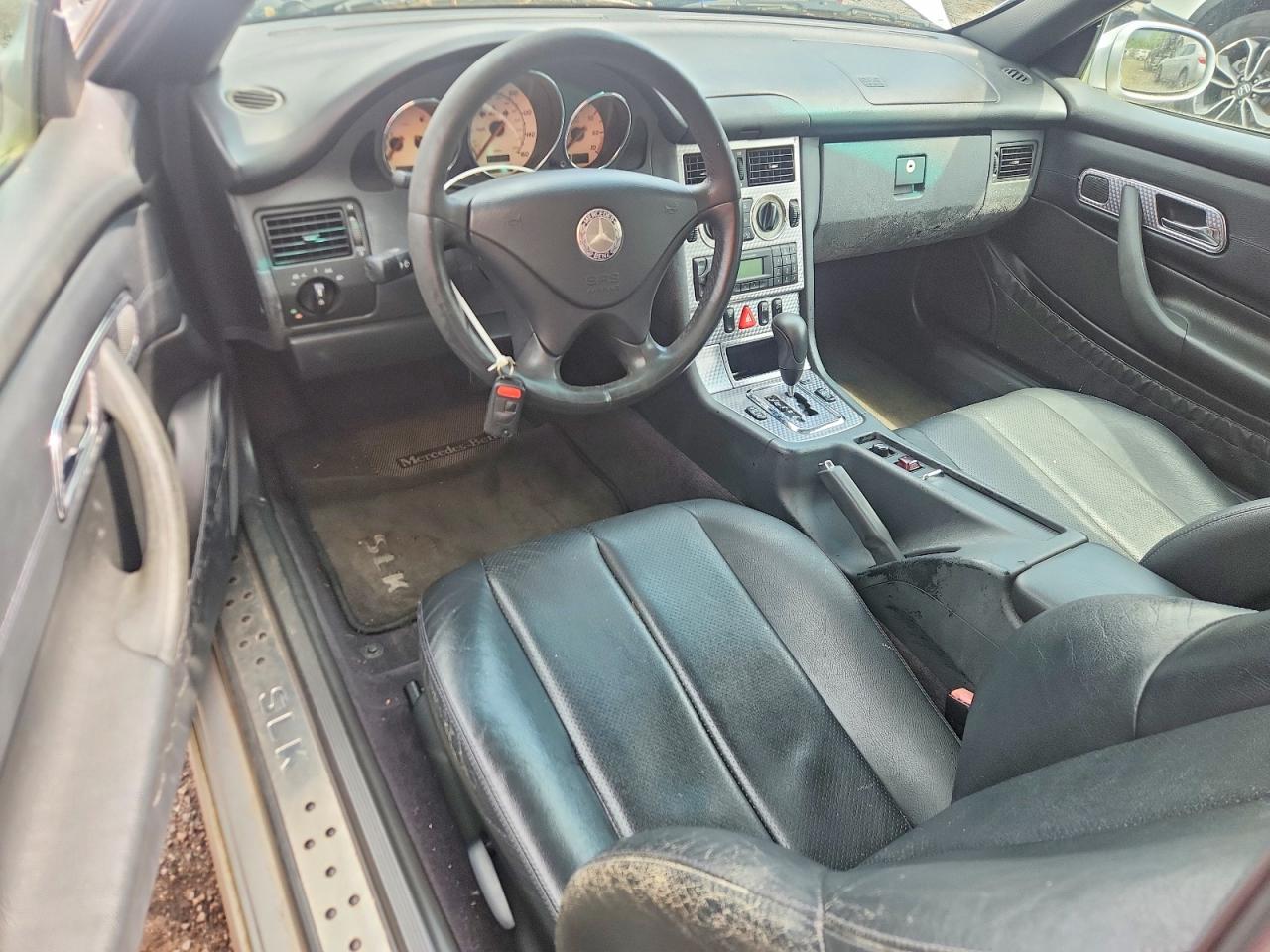 2001 Mercedes-benz Slk 230 Kompressor Silver vin: WDBKK49F21F176627