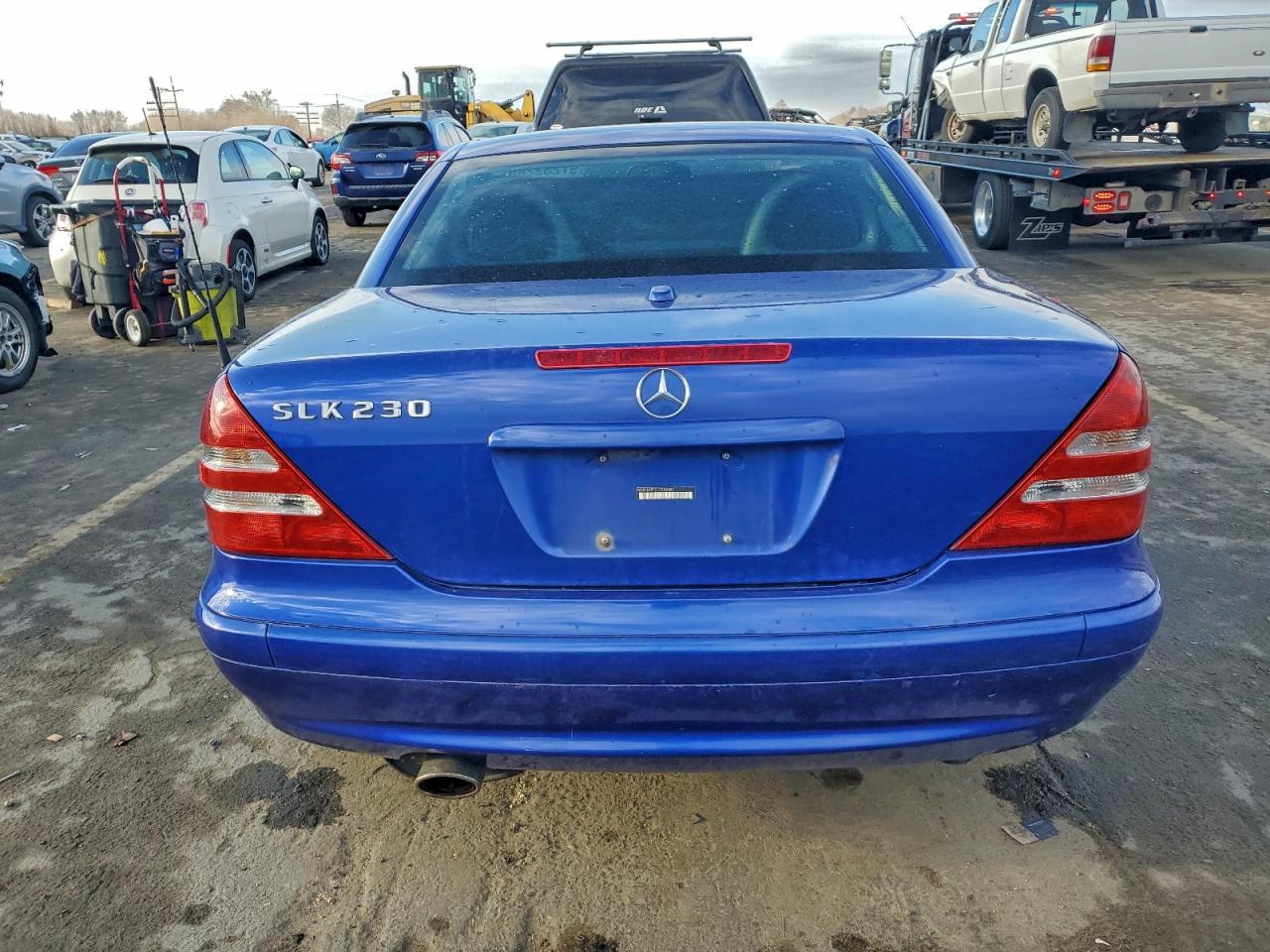 2001 Mercedes-benz Slk 230 Kompressor Blue vin: WDBKK49F21F206581