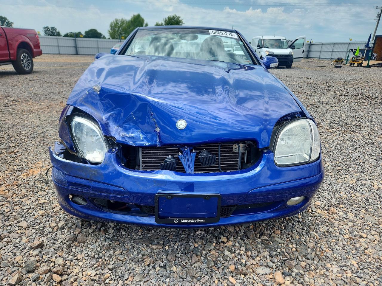 2003 Mercedes-benz Slk 230 Kompressor Blue vin: WDBKK49F23F273183
