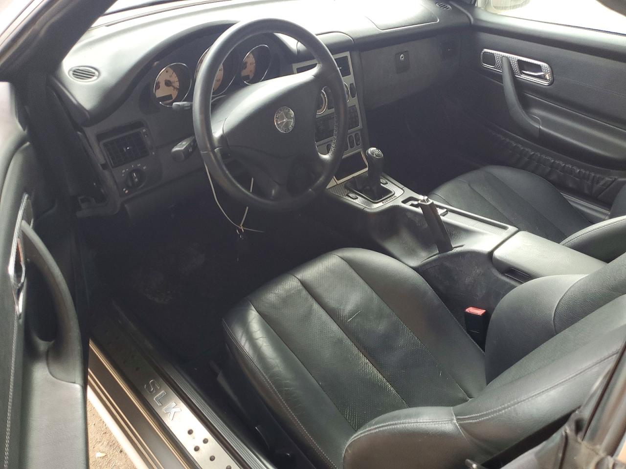 2001 Mercedes-benz Slk 230 Kompressor Silver vin: WDBKK49F31F186177