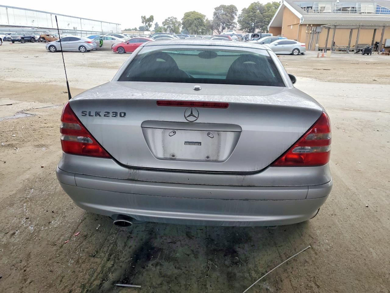 2001 Mercedes-benz Slk 230 Kompressor Silver vin: WDBKK49F31F186177