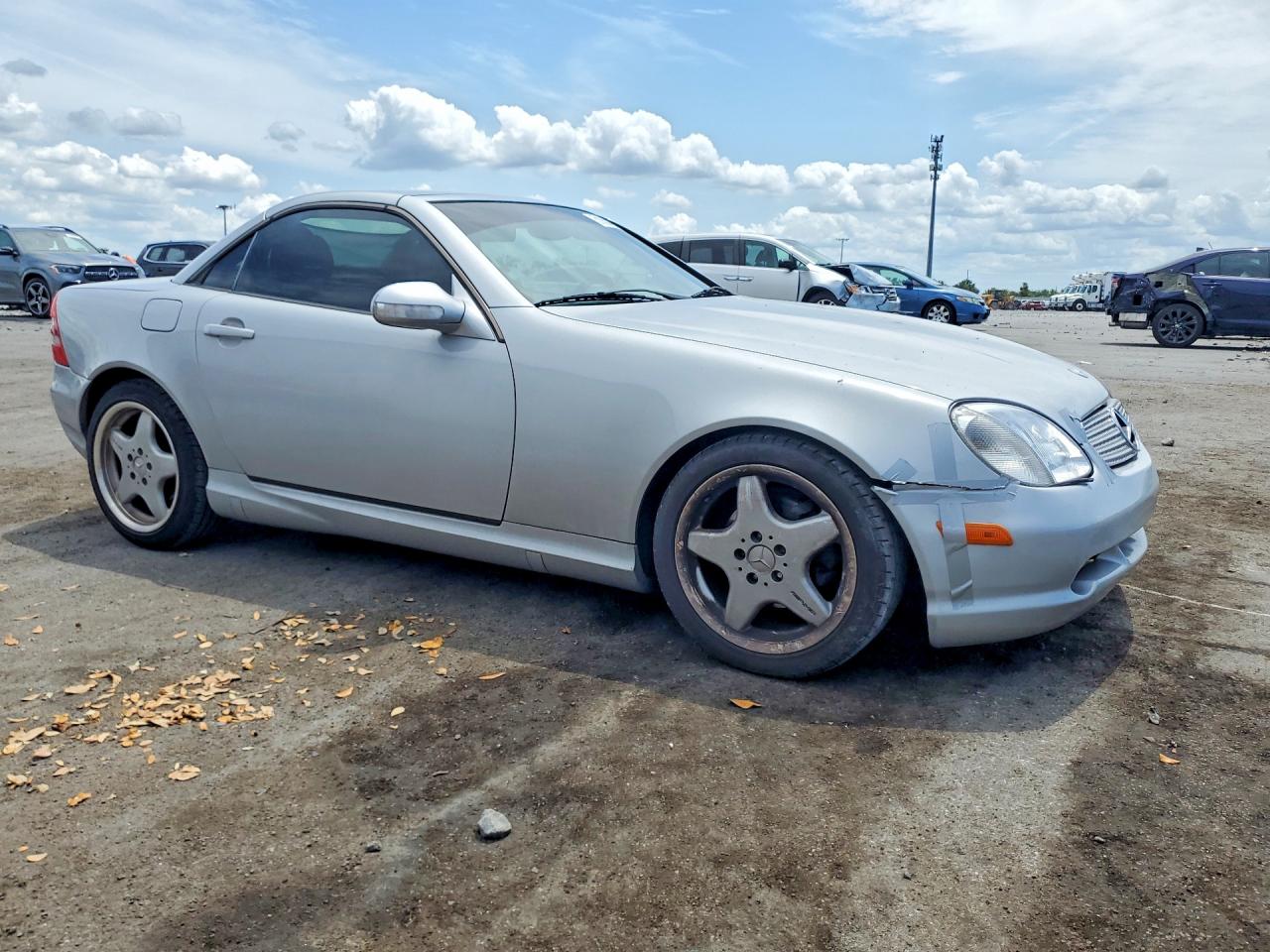 2001 Mercedes-benz Slk 230 Kompressor Silver vin: WDBKK49F31F203933