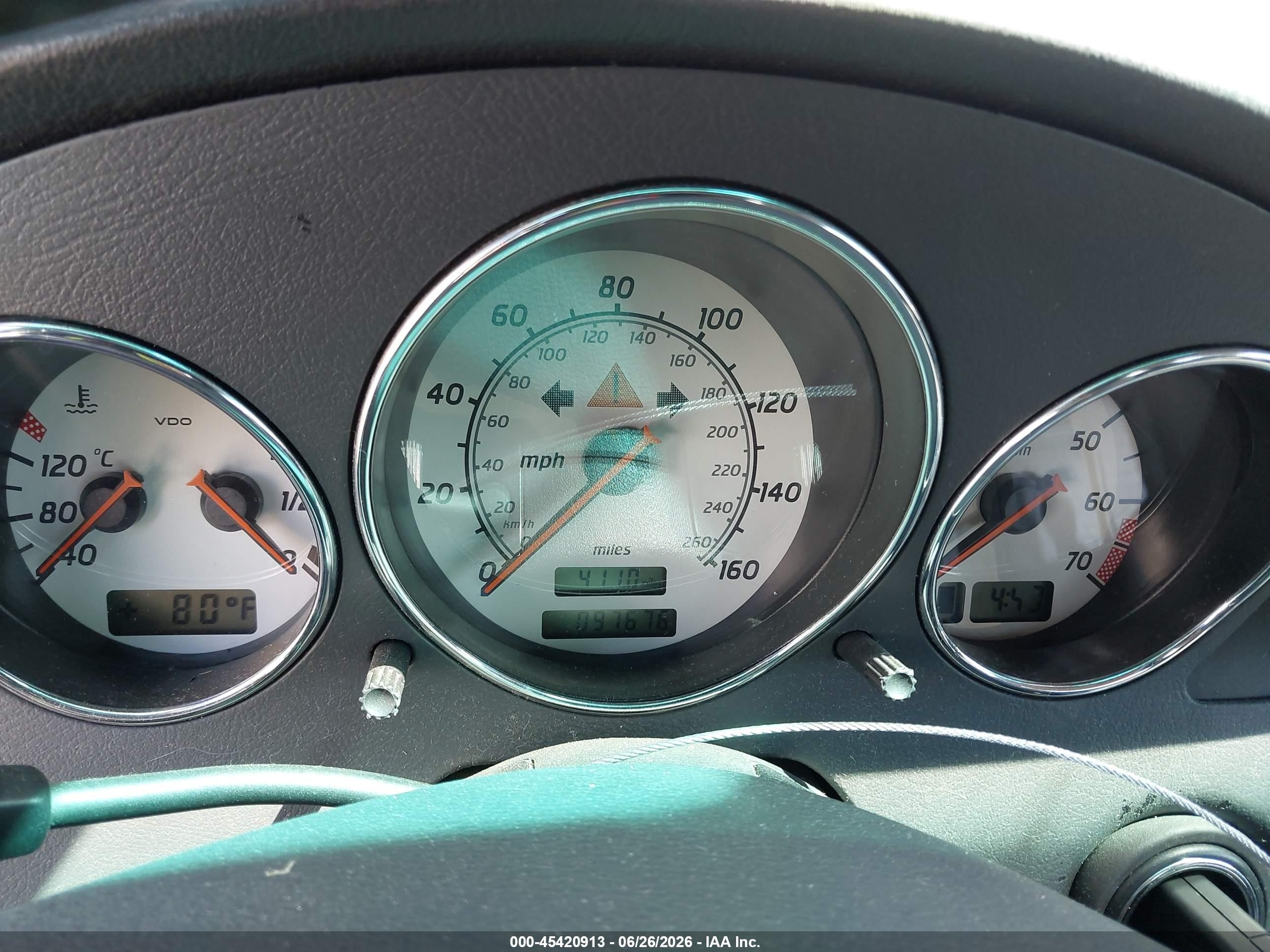 2002 Mercedes-benz Slk 230 Kompressor Black vin: WDBKK49F32F238036