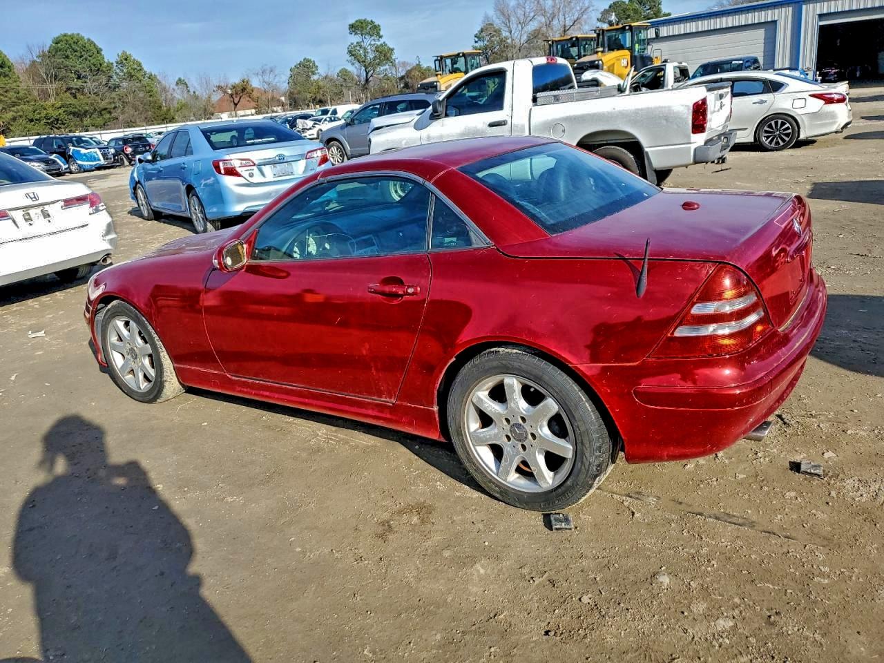 2004 Mercedes-benz Slk Красный vin: WDBKK49F34F302434