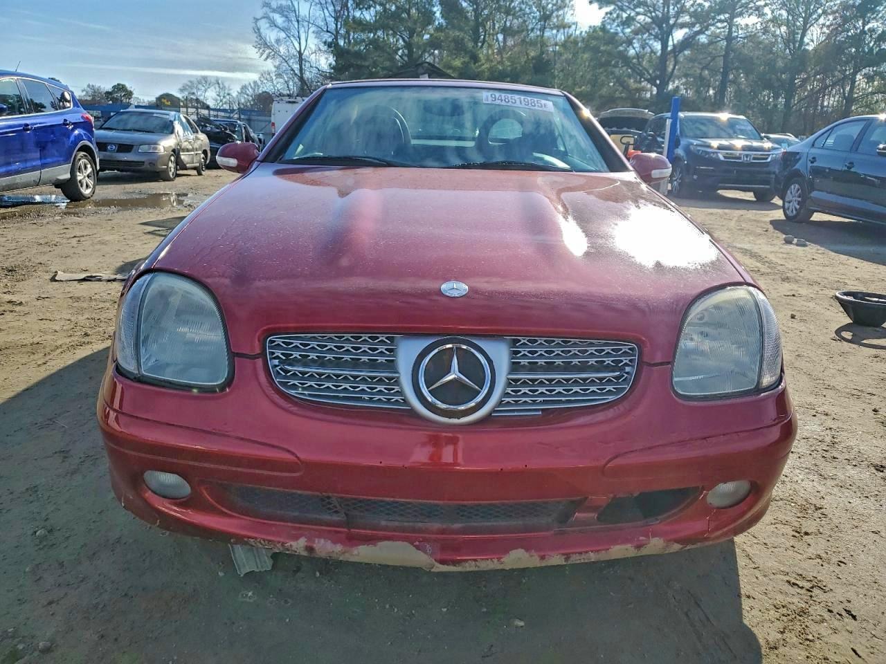2004 Mercedes-benz Slk Красный vin: WDBKK49F34F302434