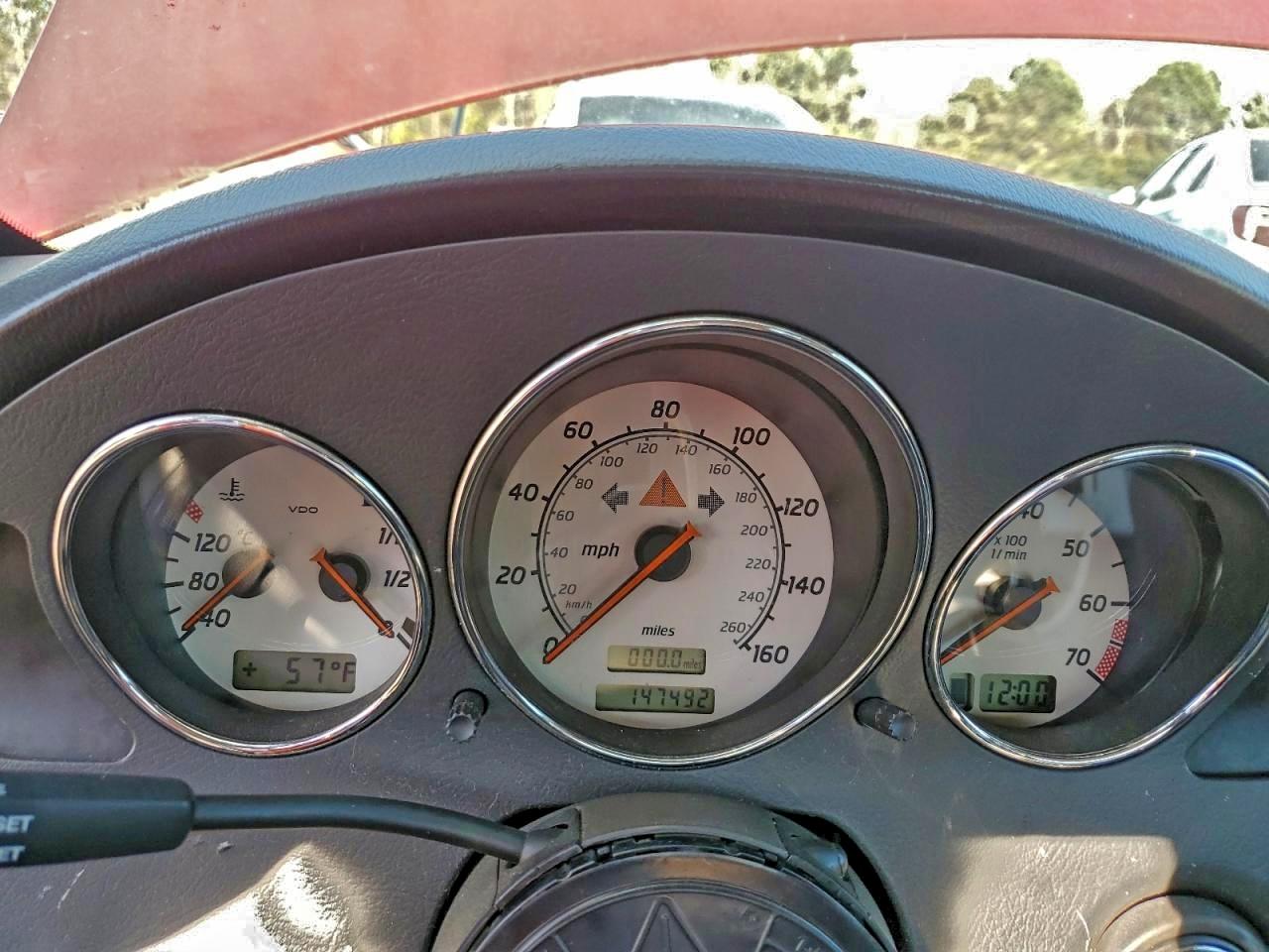 2004 Mercedes-benz Slk Красный vin: WDBKK49F34F302434