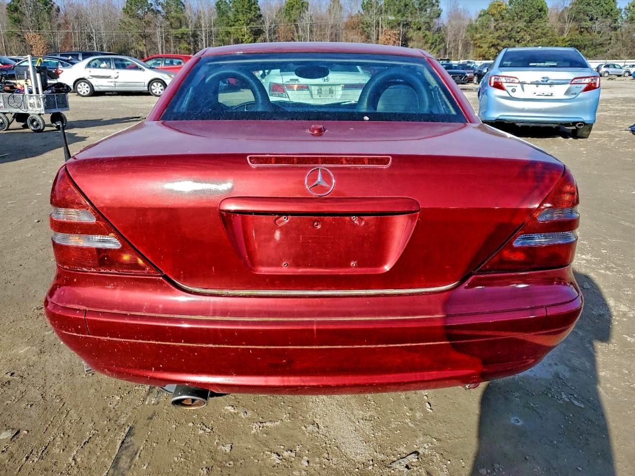 2004 Mercedes-benz Slk Красный vin: WDBKK49F34F302434