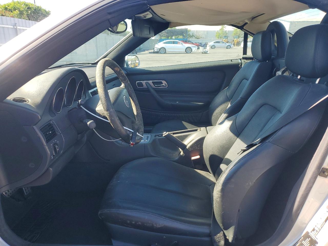 2004 Mercedes-benz Slk 230 Kompressor Silver vin: WDBKK49F34F306287
