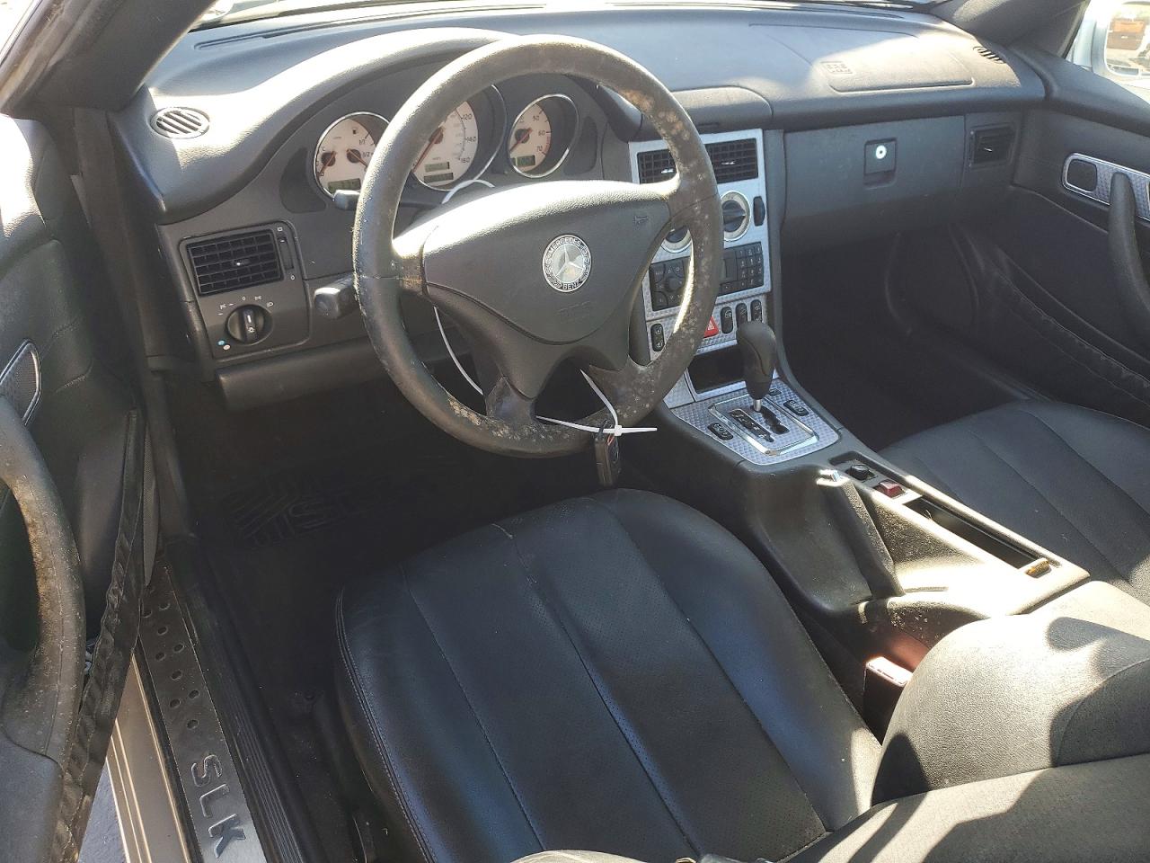2004 Mercedes-benz Slk 230 Kompressor Silver vin: WDBKK49F34F306287