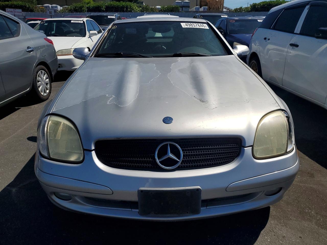 2004 Mercedes-benz Slk 230 Kompressor Silver vin: WDBKK49F34F306287